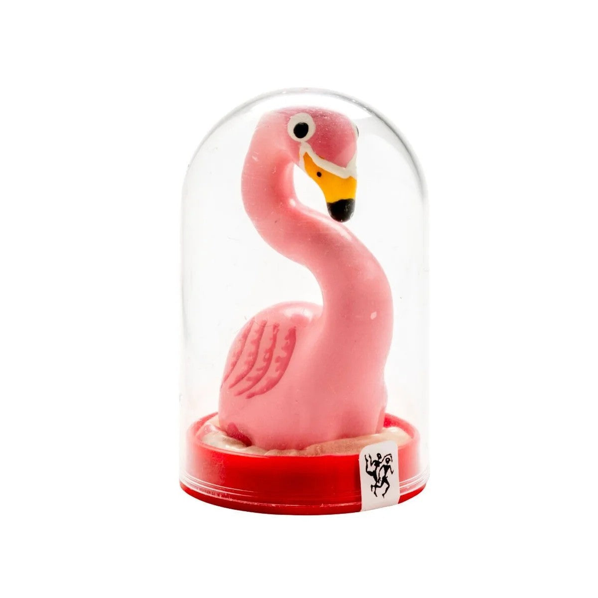 HANDBEMALTESKONDOMFLAMINGOPINKVONCONDOMERIE
