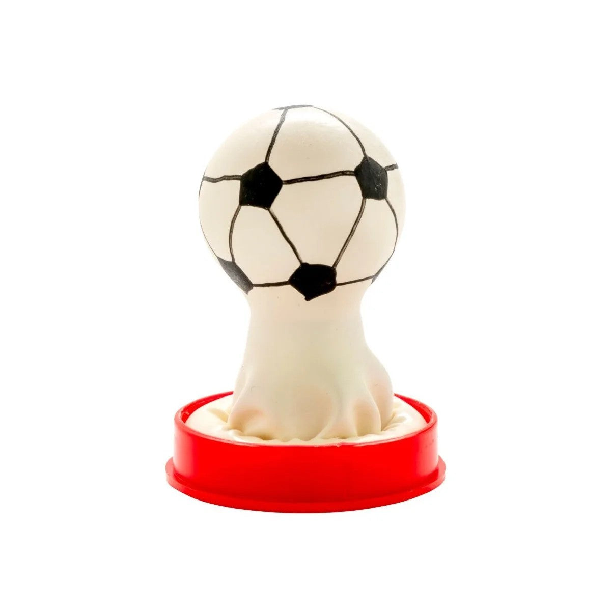 HANDBEMALTESKONDOMFUSSBALLVONCONDOMERIE