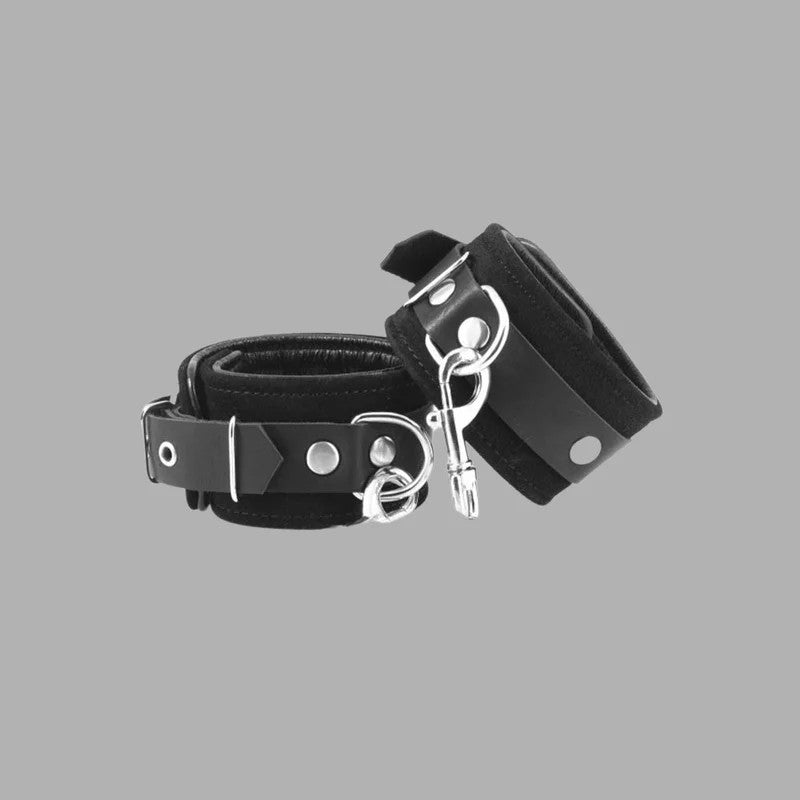 HandcuffsBlackWildleder
