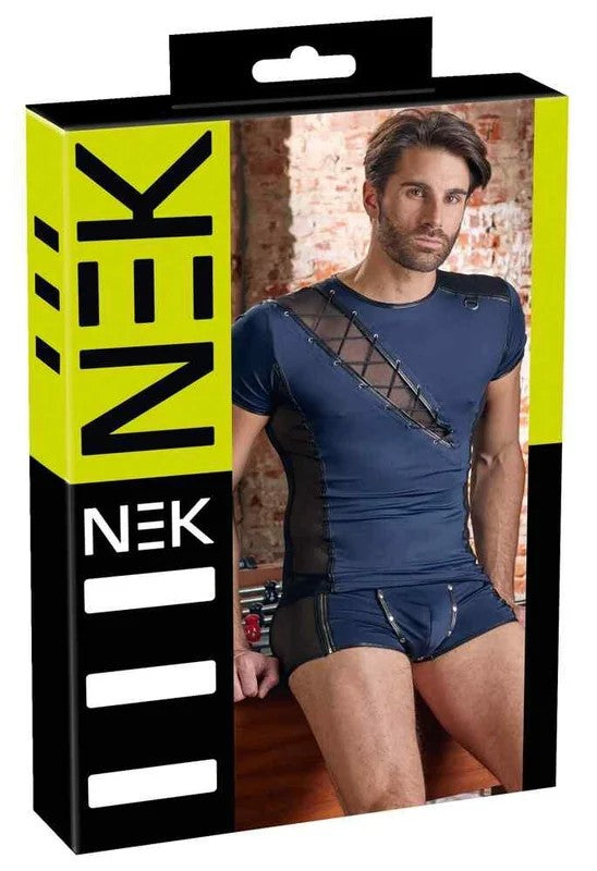 HerrenShirtMarineblauS–2XL