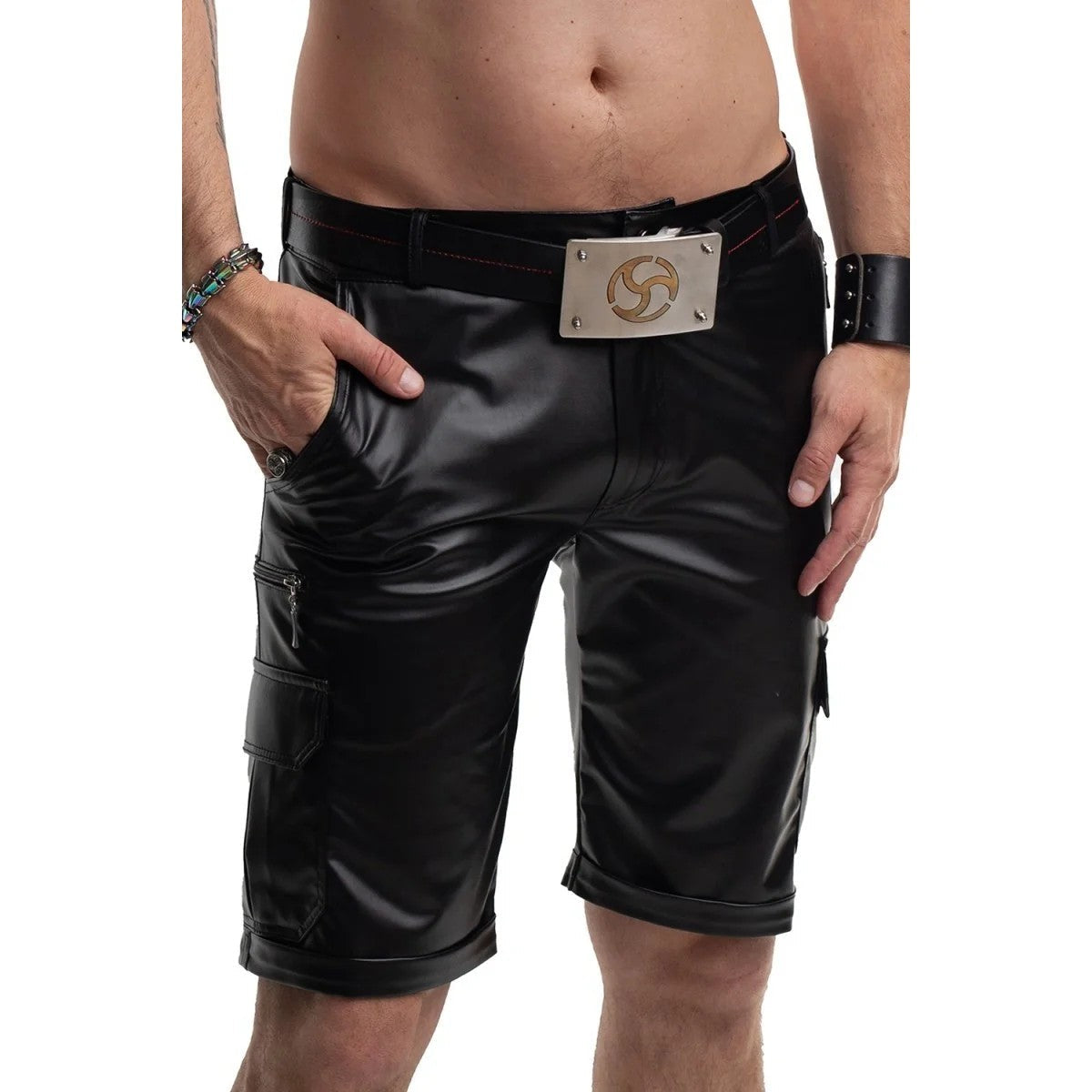 HERRENSHORTSRMPAOLO001SCHWARZVONREGNESFETISHPLANETREDMARK3