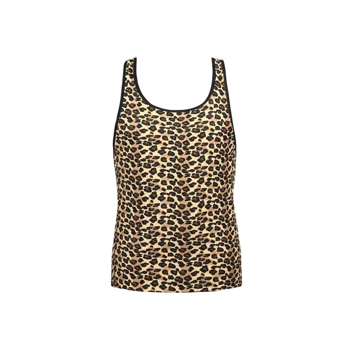 ♥HERRENTANKTOP053550LEOPARDVONANAISFORMEN♥