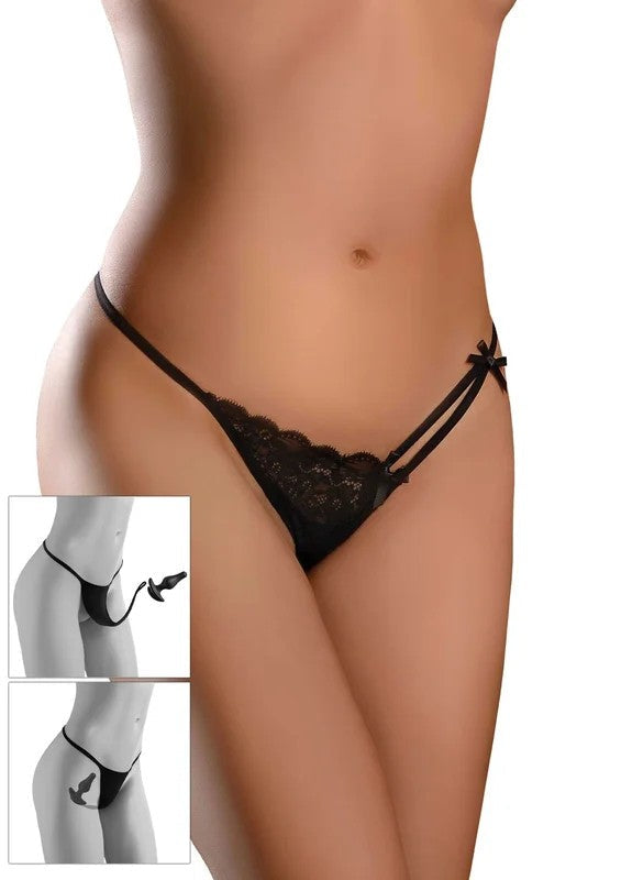 HookUpPantiesRemoteBowtieBikiniS-L