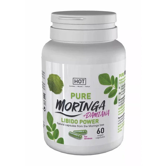 HOT–PremiumMoringa+DamianaLibidoPowerKapseln60Stk.