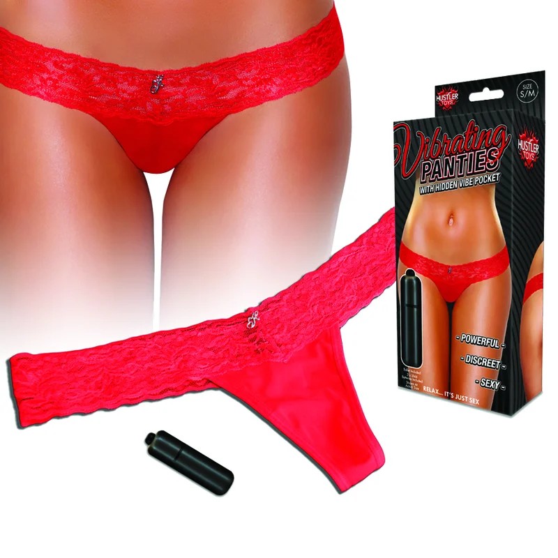 HUSTLERVibratingPantiesslimredS/M