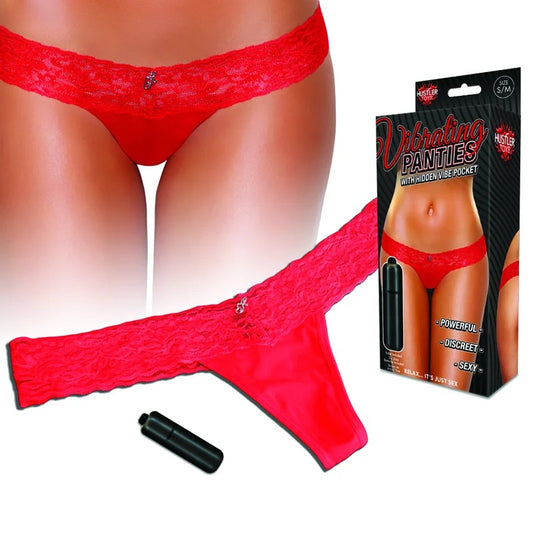 HUSTLERVibratingPantiesslimredS/M