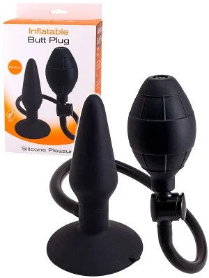 InflatableButtPlug–SiliconePleasureMedium