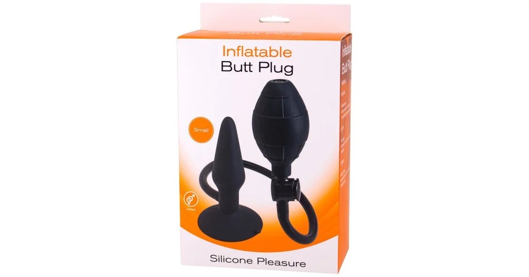 InflatableButtPlugBlack