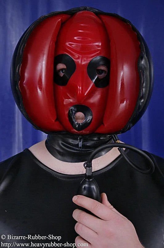 Inflatablemaskw.fronta.backzipperincl.untermask