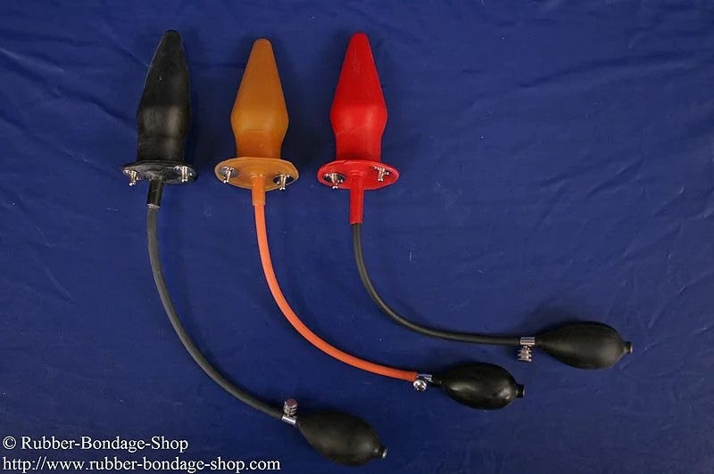 Inflatableplugsolidsmallforcoercivebeltblack