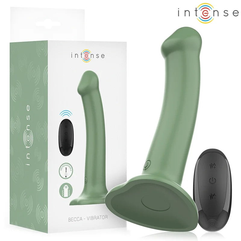 INTENSE–BECCAVIBRATORMITSAUGNAPF10VIBRATIONENGRÜNEFERNBEDIENUNG