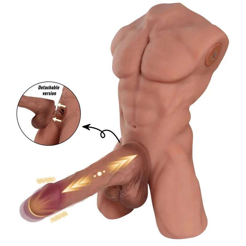 Jameson：4.1KGTorsodildoMitTeleskopischerVibrationundAbnehmbaremDildo