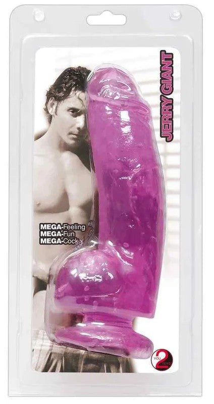 JerryGiantDildoclearpink