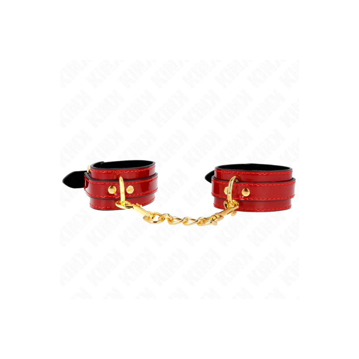JOANNAANGELHANDGELENKMANSCHETTENROTVERSTELLBARMITGOLDKETTE16,5-26CMX4CMVONKINKWRISTRESTRAINT