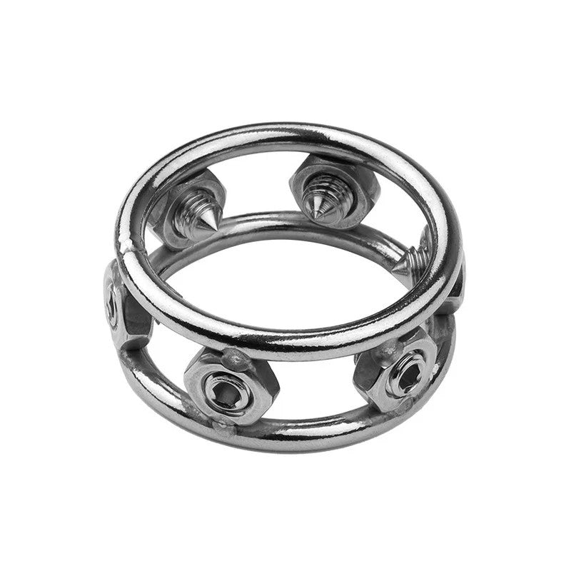 JovaToysPenisringmitSpikesausEdelstahl