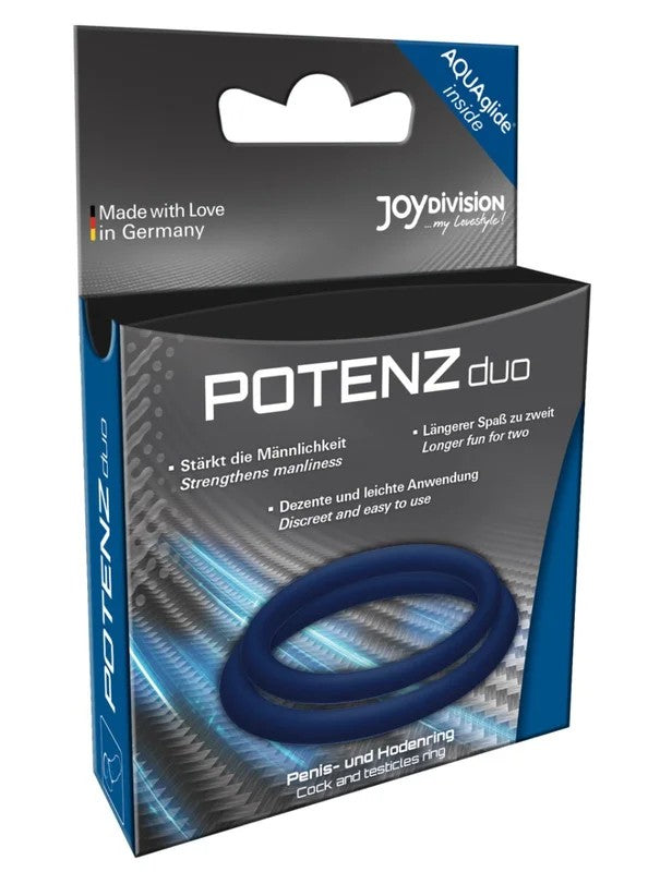 JOYDIVISIONPOTENZduoPenisringblau,kleinS