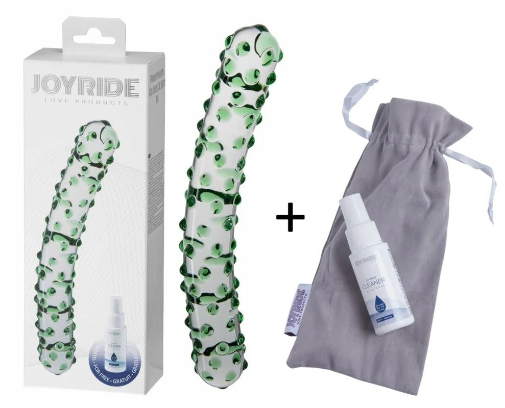 JOYRIDEPremiumGlassiXSet14transparent,grün23cm