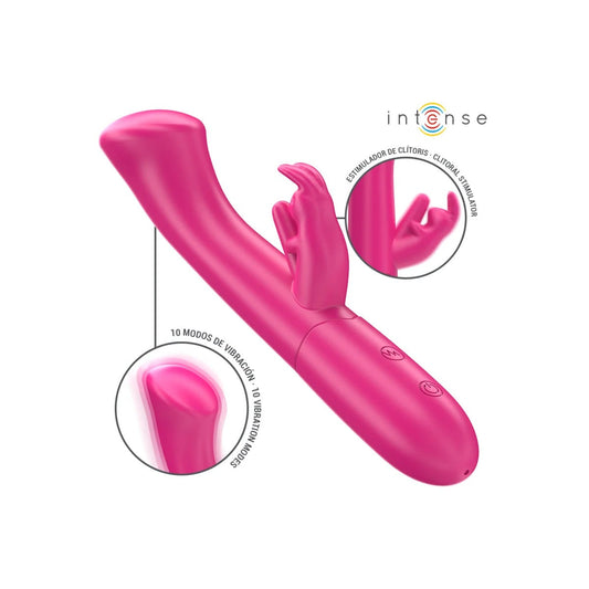 JULIETARABBITVIBRATOR18,6CM10VIBRATIONENROSAVONINTENSEFUN