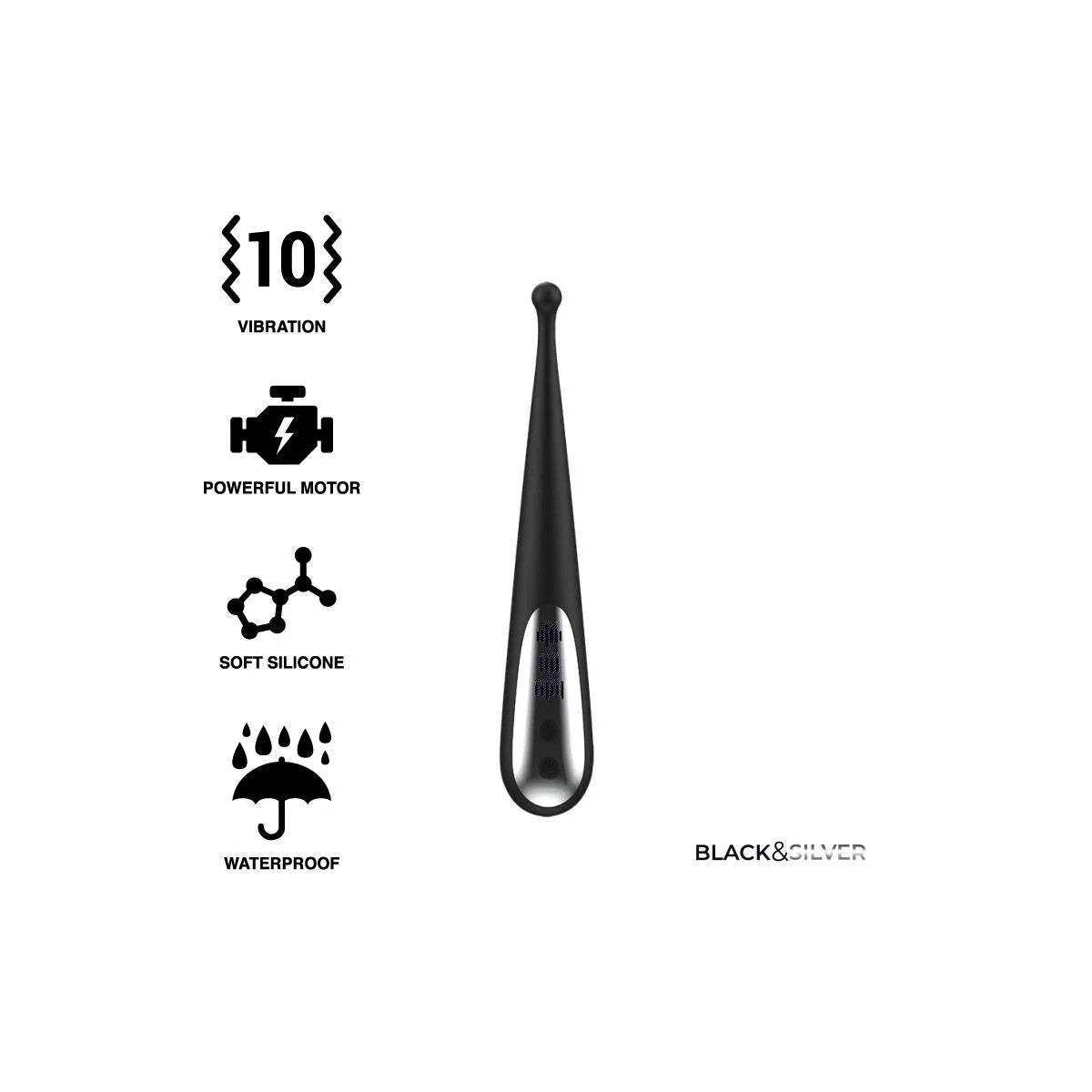 KENNETHSTIMULIERENDEVIBEVONBLACK&SILVER
