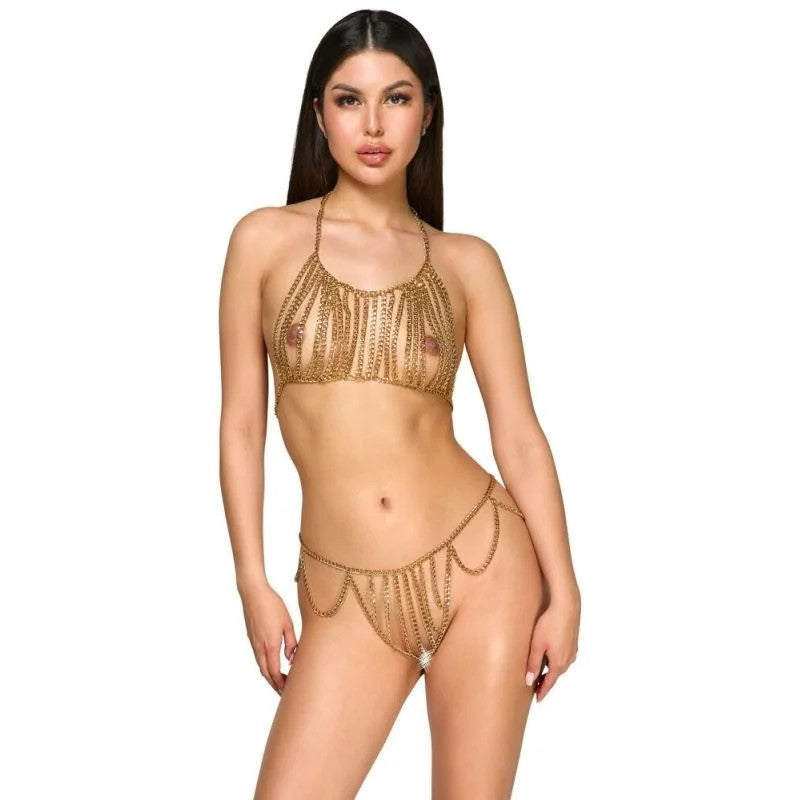Ketten-Bikini,vielfachverstellbar