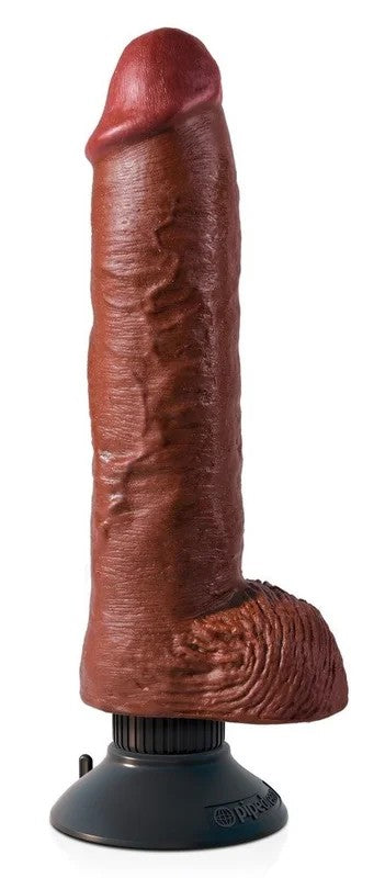 KingCock–10″VibratingCockwithBalls
