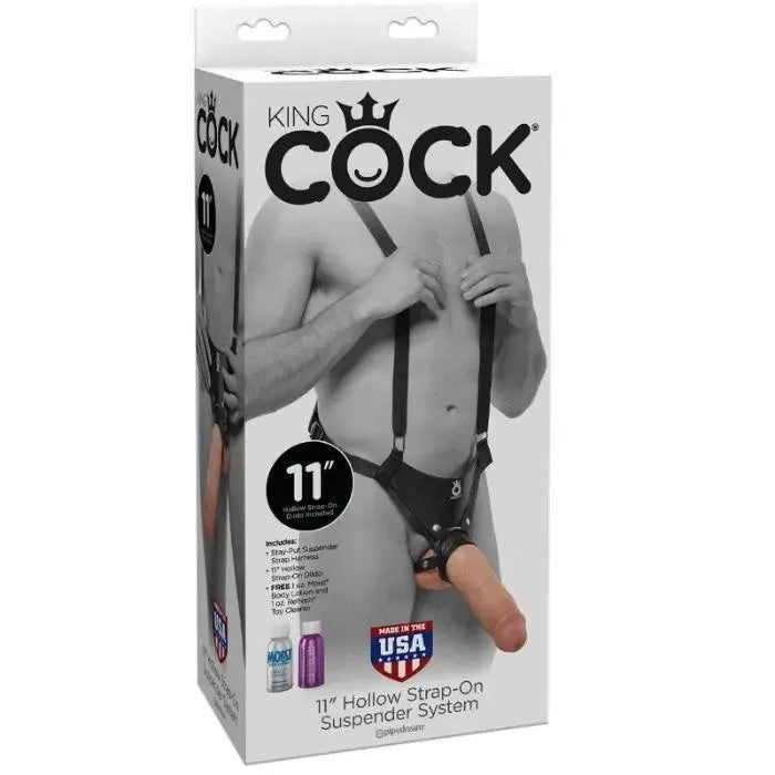 KINGCOCK–28CMHOHLESSTRAP-ON-STRUMPFSYSTEMFLEISCH