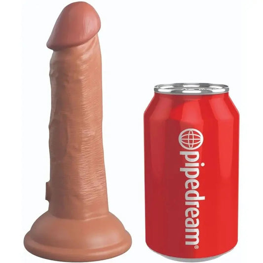 KINGCOCK–ELITEREALISTISCHERSILIKONDILDO15.2CMKARAMELL