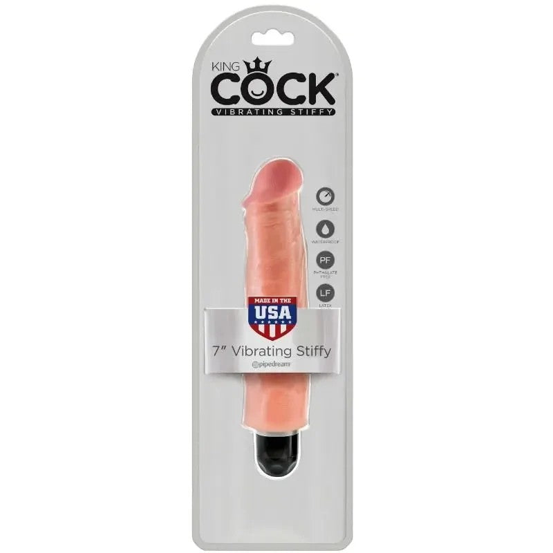KINGCOCK–STEIFERREALISTISCHERVIBRATOR17.8CMNATÜRLICH