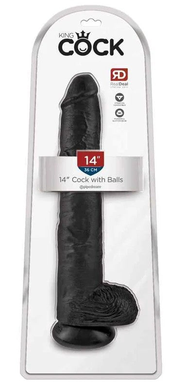 KingCock14″CockwBallsDar