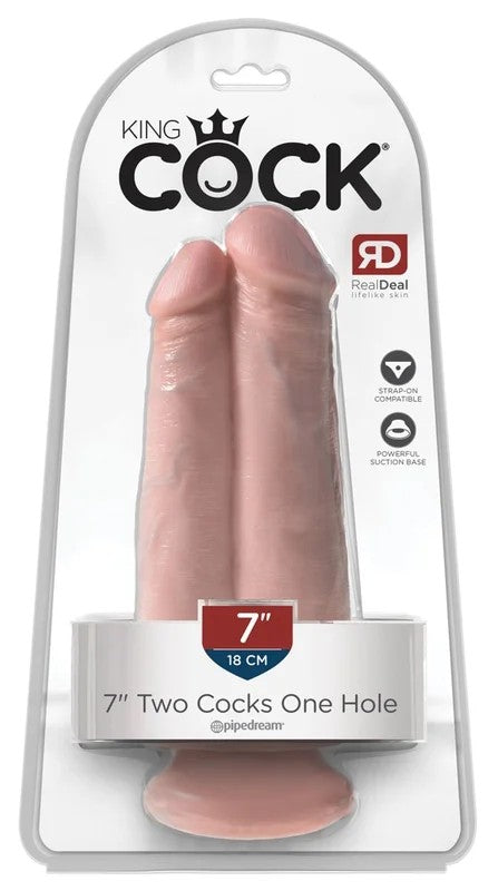 KingCock7″TwoCocksOneHolehell