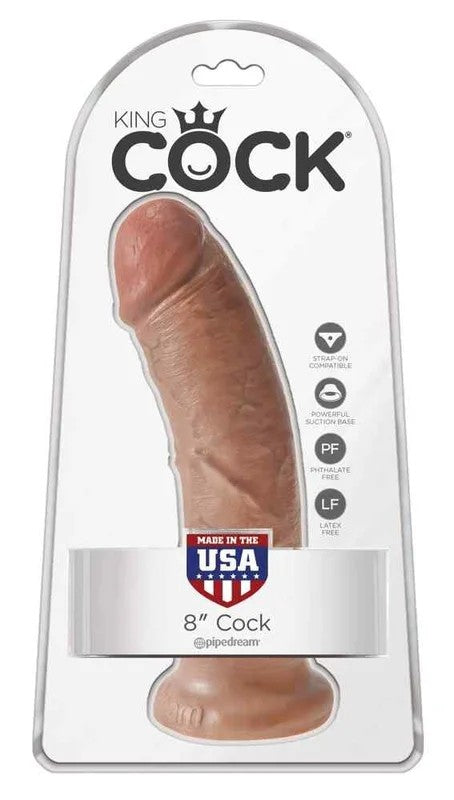 KingCock8inchSkin-coloured