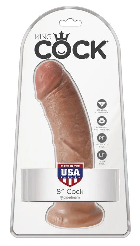 KingCock8ZollDildoFlesh