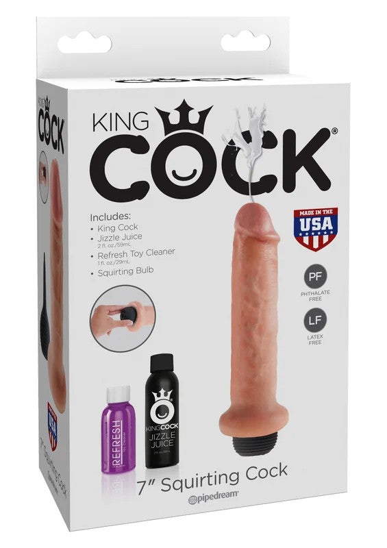 KingCockSquirtingCock7Inch