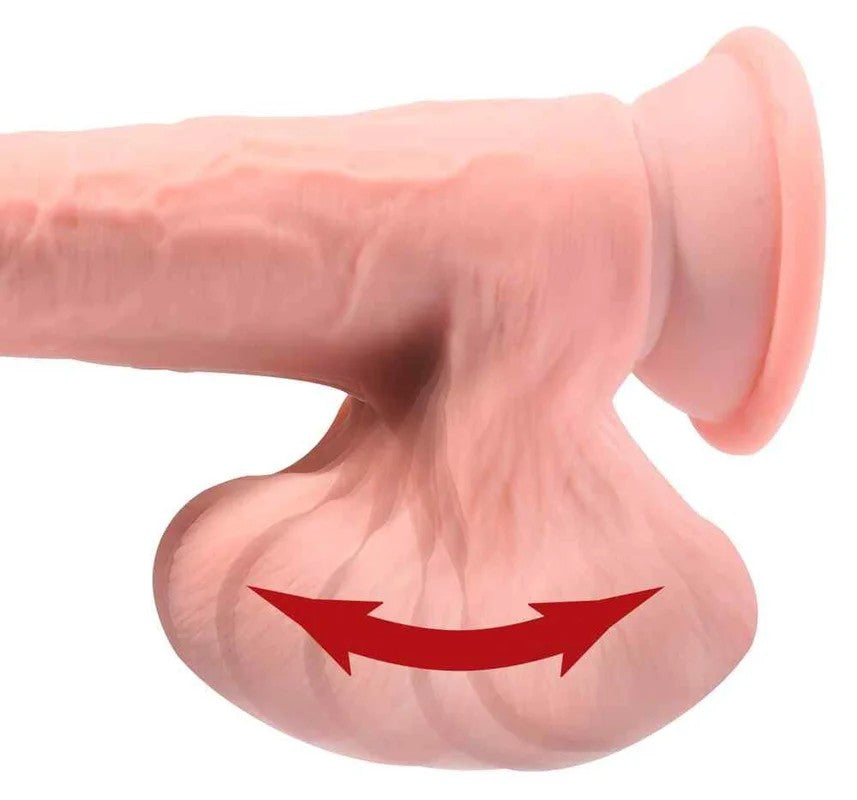 KingCockTripleDensityCockwithSwingingBalls18cm