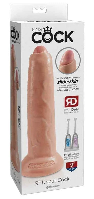 KingCockUncutFlesh23cm