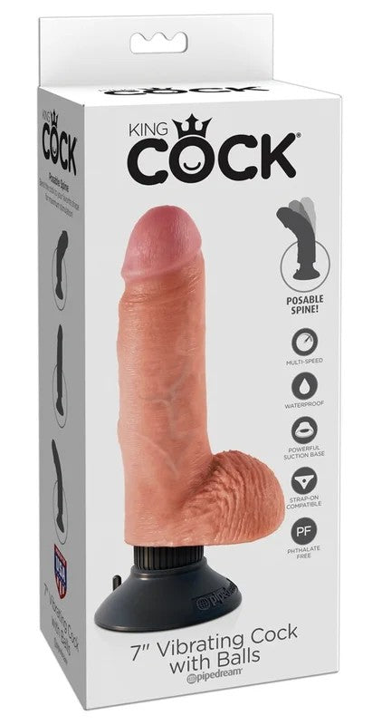 KingCockVibro/w.balls18cm
