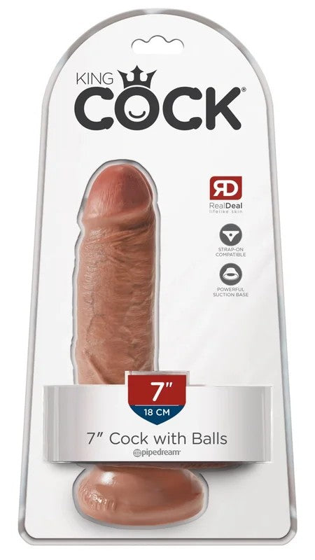 KingCockwithBalls19,4cmtan