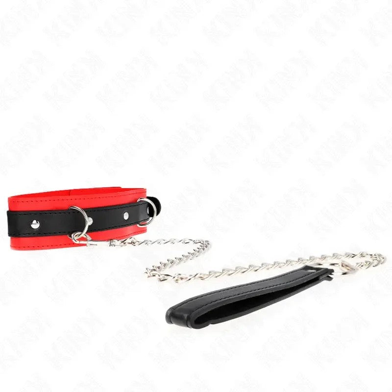 KINK–BASISMODELLHALSBANDMITLEINE65CMMODELL3ROT53X5CM