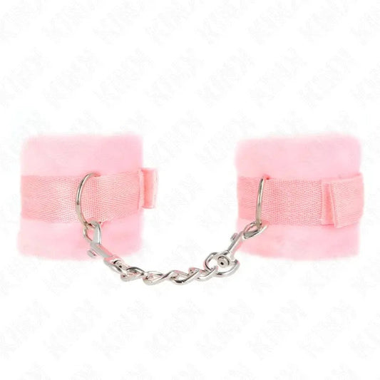 KINK–BEGINNERPELZHANDMANSCHETTENROSA30X7CM