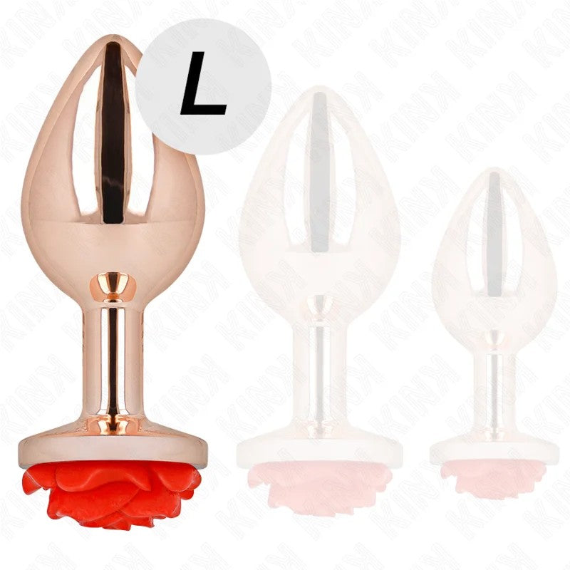 KINK–ROSAGOLDENERANALSTECKERMITROTERROSEL