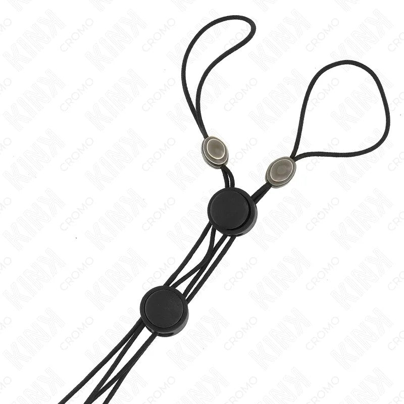 KINK–SCHWARZEDETAIL-NIPPELKLAMMERNMITSCHWARZEMGUMMIBAND