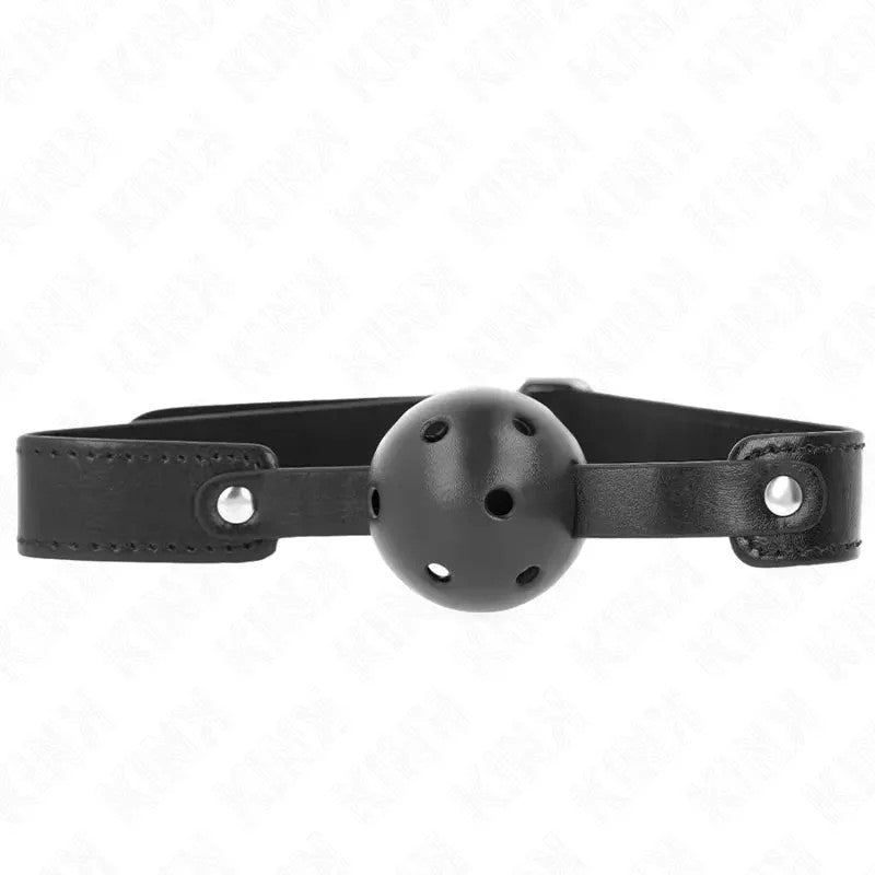 KINK–SCHWARZERATMUNGSAKTIVERBALL4,5CMKnebel65x2,5CM