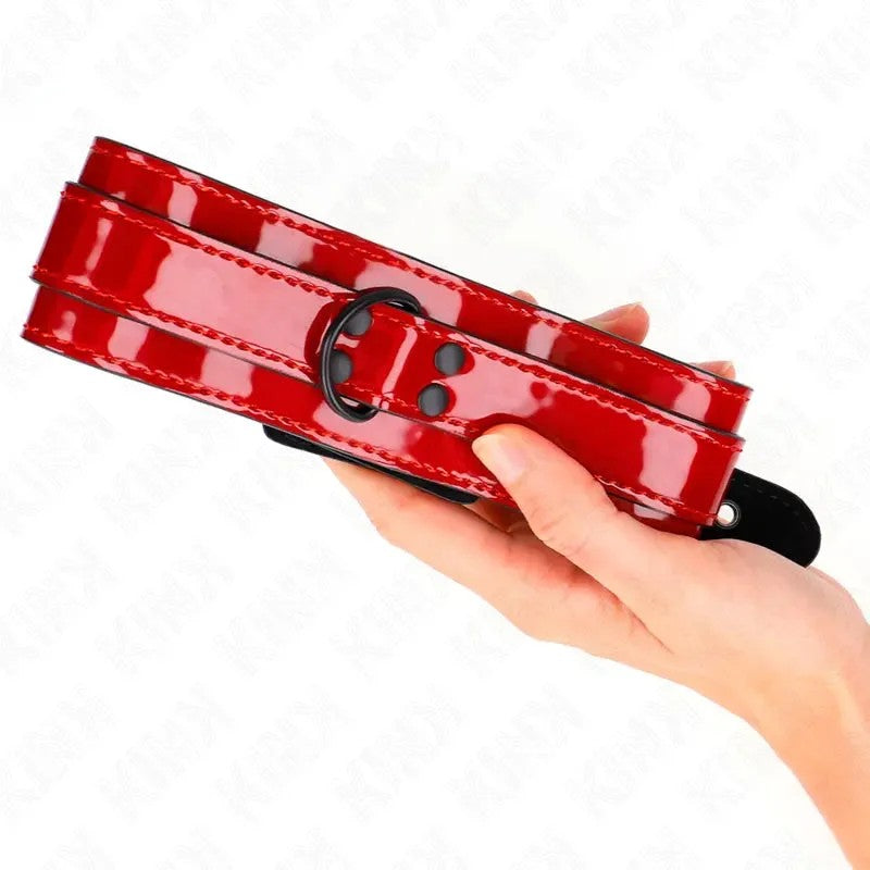 KINK–WEINROTEVERSTELLBAREHALSKETTE37,5-49,5CMX5CM