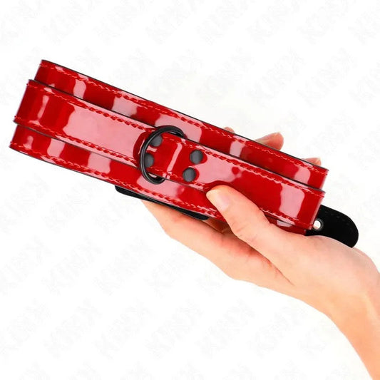 KINK–WEINROTEVERSTELLBAREHALSKETTE37,5-49,5CMX5CM