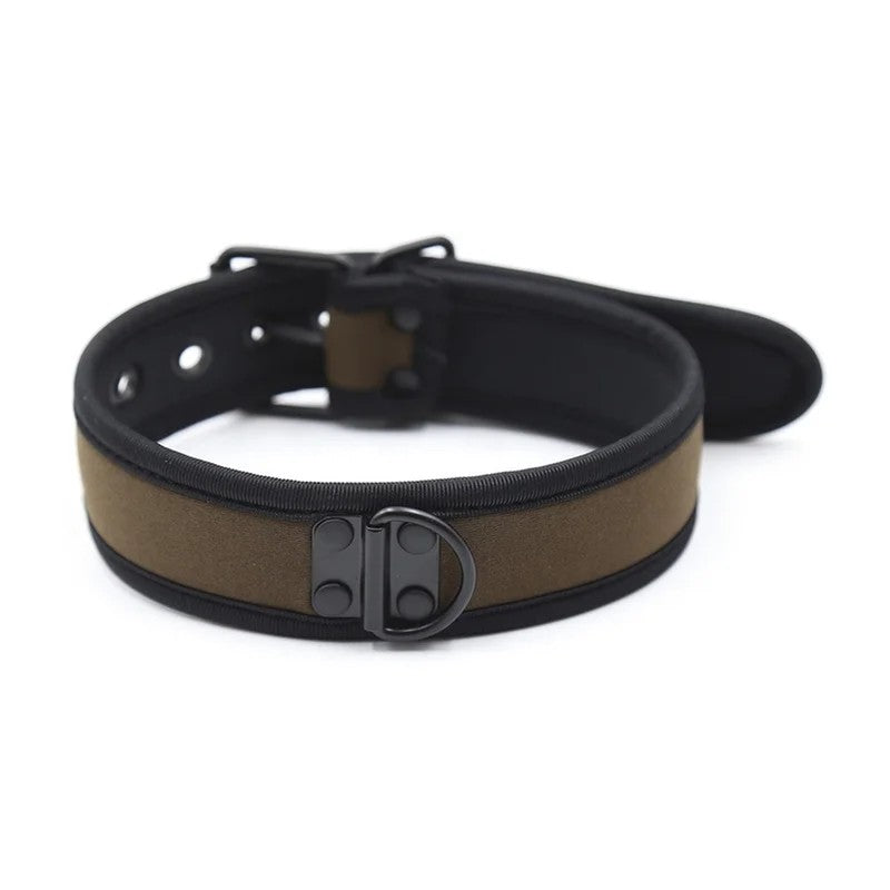 KinkyPuppybraunesNeopren-Halsband