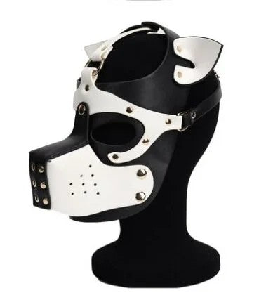 KinkyPuppyDogMaskIxoBlack-White
