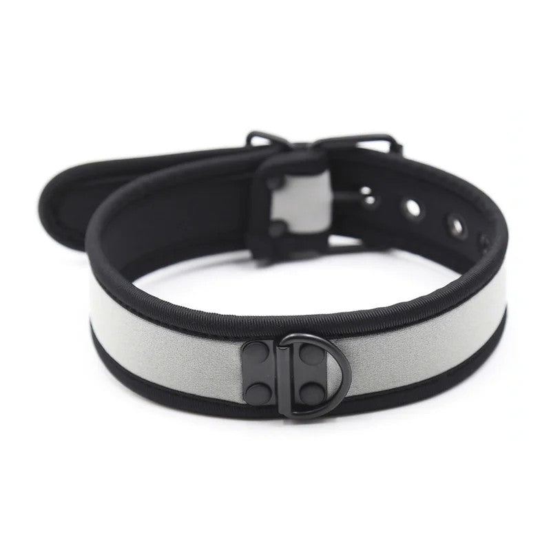 KinkyPuppygrauesNeopren-Halsband
