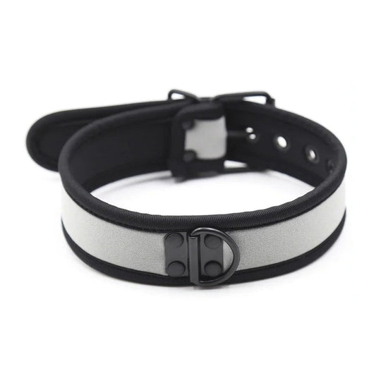 KinkyPuppygrauesNeopren-Halsband