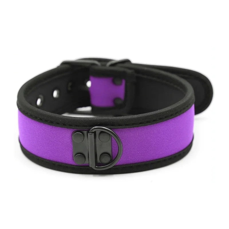 KinkyPuppylilaNeopren-Halsband