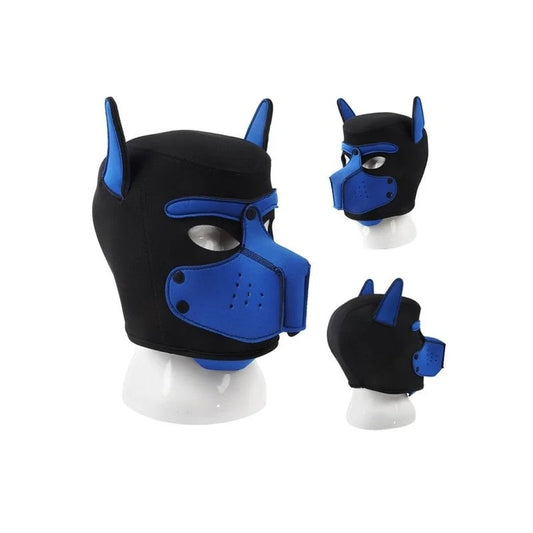 KinkyPuppyNeoprenDogonMaskeblau
